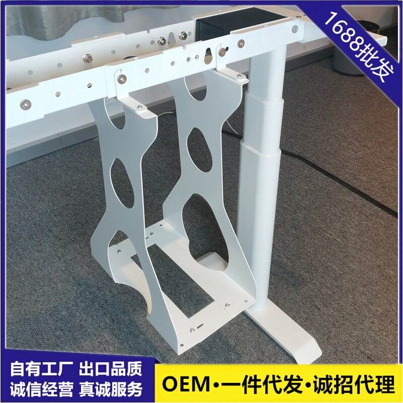 台式机箱架电脑主机架悬挂式金属挂架升降桌专用CPU主机托
