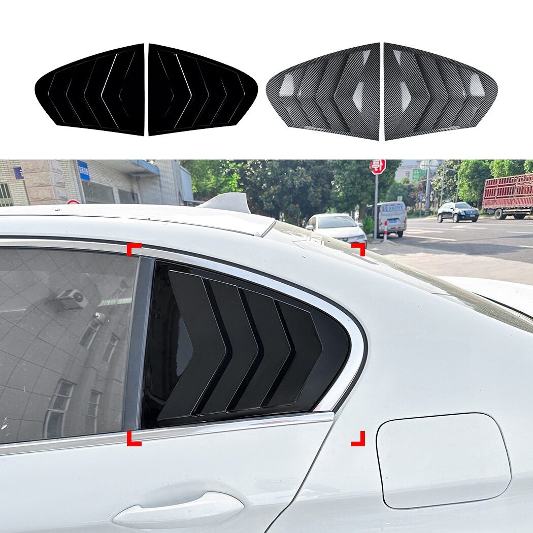 适用宝马5系 F10 525i 530i 2011-2017 后车窗百叶窗车贴外饰改装