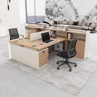 财务办公桌椅组合简约现代2人职员桌双人员工位办公室经理主管桌