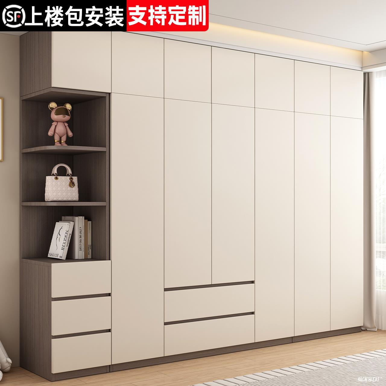 实木衣柜家用卧室儿童组合柜子2026新款出租房用挂衣柜经济型衣橱