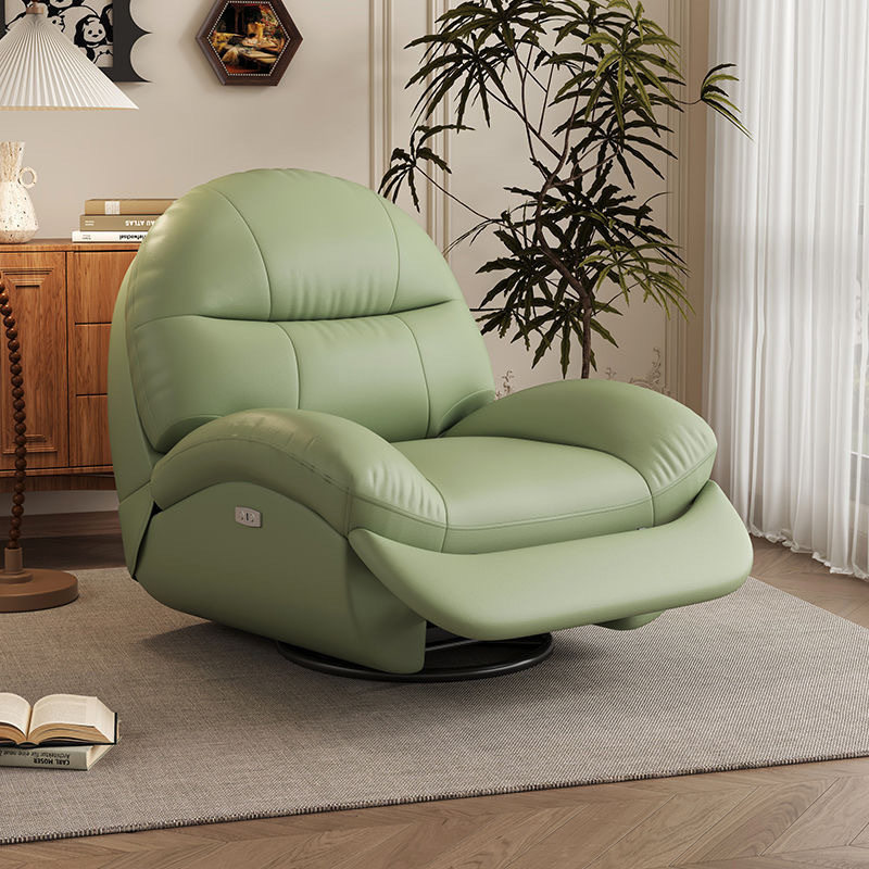 太空舱单人皮沙发摇椅奶油可躺客厅多功能电动按摩椅懒人沙发