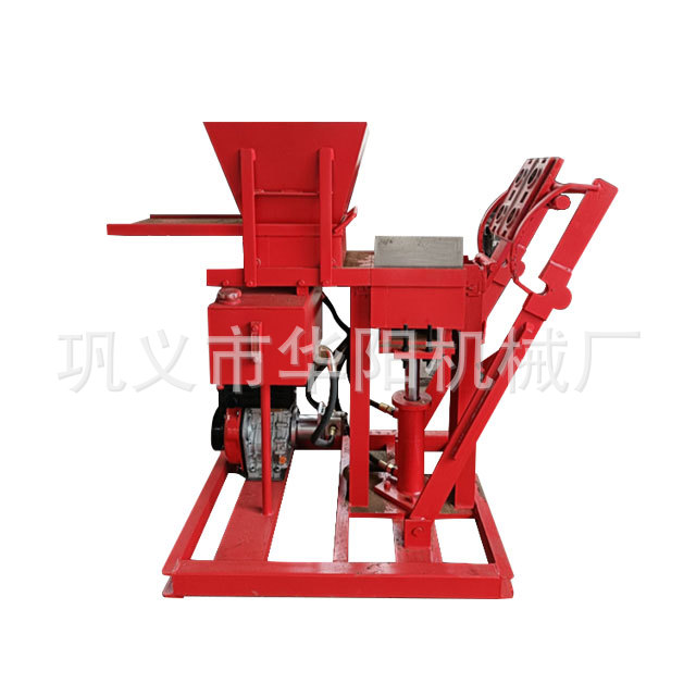 移动型红土黏土小型家用砖机