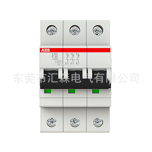 ABB S200M 微型断路器   S203-C32  S203-C63  S204-C32  S204-C6