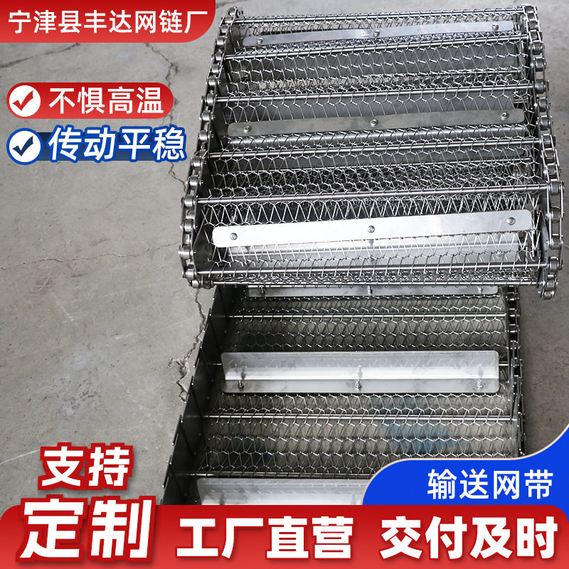 304不锈钢镀锌链条式网带烘干