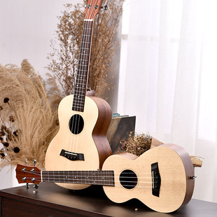 云杉木23寸尤克里里ukulele乌克丽丽夏威夷乐器四弦琴小吉他
