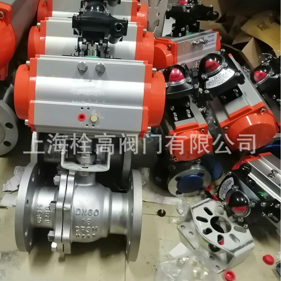 供应 气动不锈钢球阀 Q641W-16P气动不锈钢球阀DN15-DN300