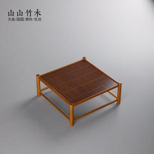 山山竹木制茶架干泡茶台桌面茶具收纳架茶盘茶杯茶壶架置物架底座