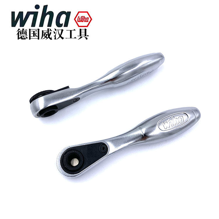 德国进口wiha威汉迷你双向棘轮小扳手1/4批头棘轮螺丝刀手柄36931