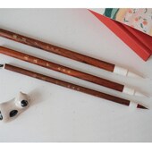 水彩插画笔 吸水 晕染 古风适用 原木色 勾线笔 南溪毛笔套装