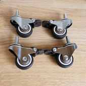 不锈钢组合架隔板置物架脚轮万向轮