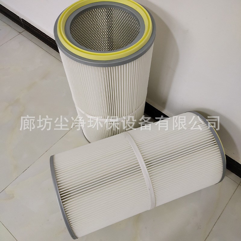 工业螺杆除尘滤筒喷砂机抛丸机喷涂喷粉除尘滤芯精华灰尘粉尘过滤