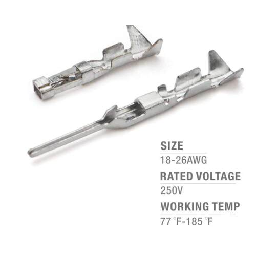 1550PCS2.54mm间距对线连接器套件电池平衡器排针跳线压接针