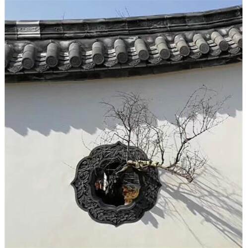 四合院砖雕老砖雕仿古砖雕仿古照壁砖雕浮雕花型什锦窗雕花