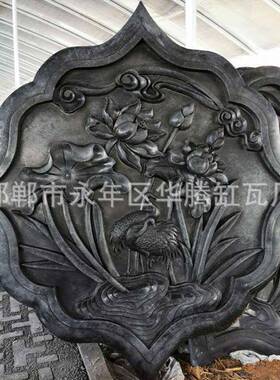 影壁墙装饰异形砖雕四合院古建徽派建筑砖雕迎宾墙挂件镂空