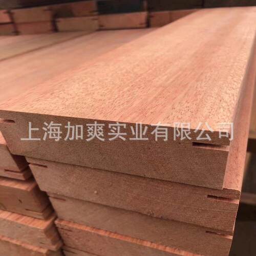 加工柳桉木板材菠萝格防腐木硬木圆柱实木园林实木