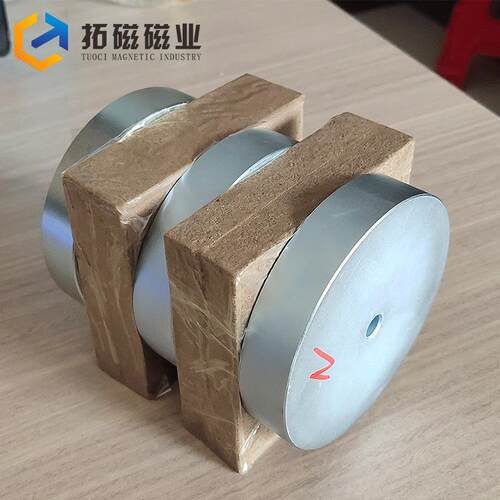 现货供应120/100/80x20mm磁力抛光机磁铁磁力研磨机强磁N45-N52