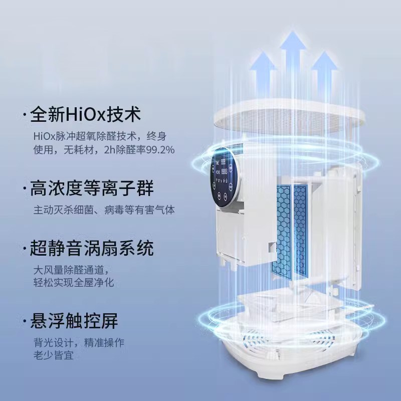 海森堡除甲醛空气净化器t智能除醛仪除甲醛净化器臭氧机除醛测甲