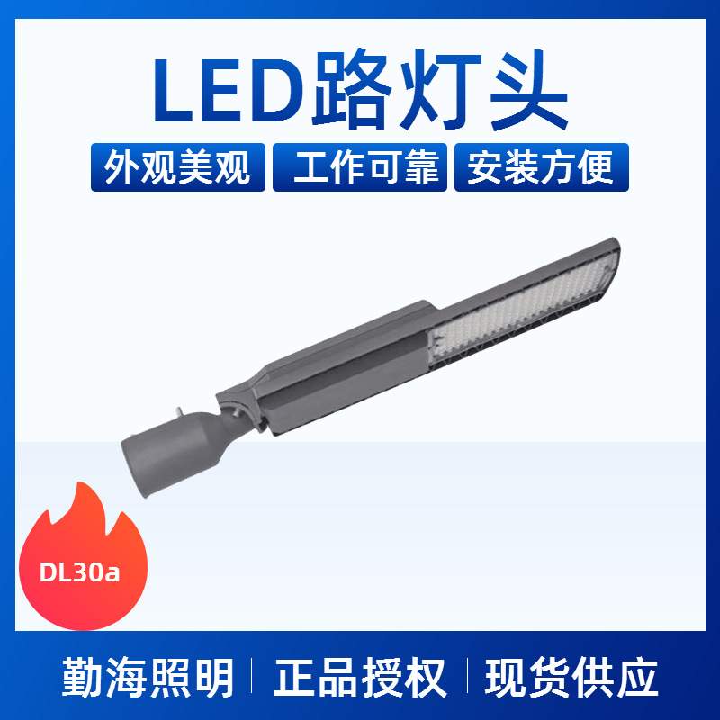 上海世纪亚明皓月系列LED路灯头DL30a足功率30W50W80W100W道路