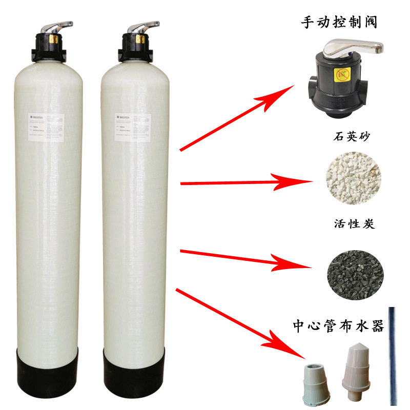 玻璃钢砂碳罐地下水处理除泥沙