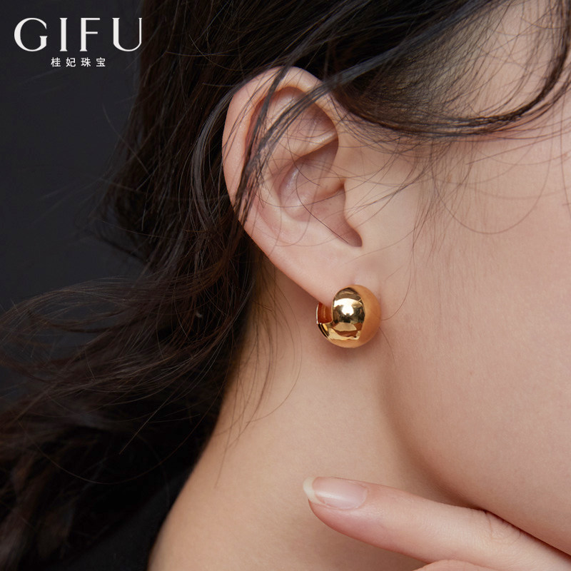 高级感夏天夏季圆球形耳环纯银耳钉极简约冷淡风耳饰2020年新款潮