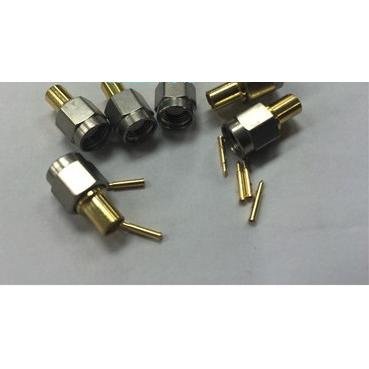 工业极射频SMA高频头 SMA-JB3不锈钢高品质接RG402 SFT50-3馈线头