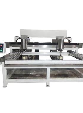 QLZ-40全自动触摸屏数控单头玻璃钻孔机钻速玻璃打孔开孔机双头