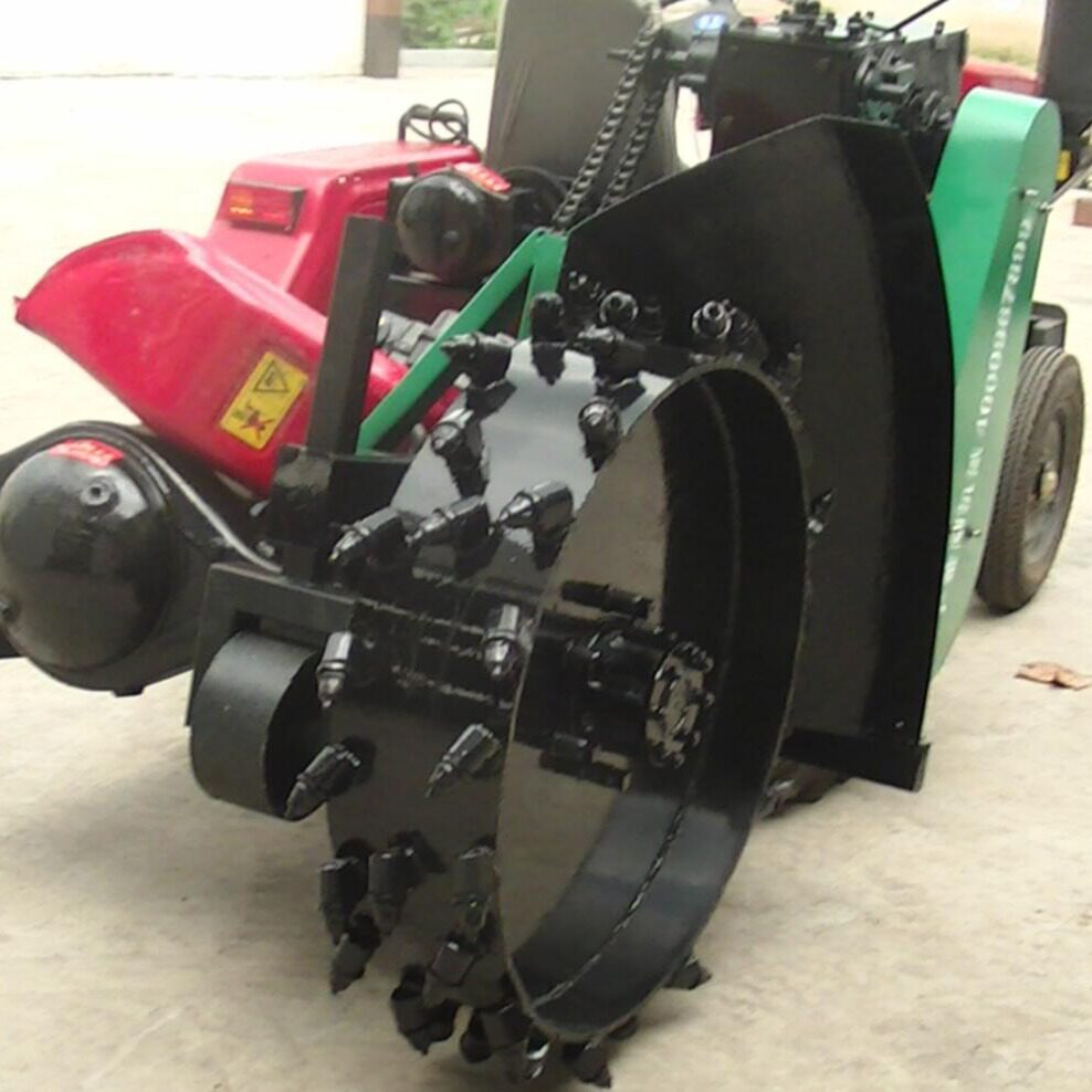 果园开沟起垄工具 圆盘旋耕开沟机 农用工程路岩石开槽用打垄机