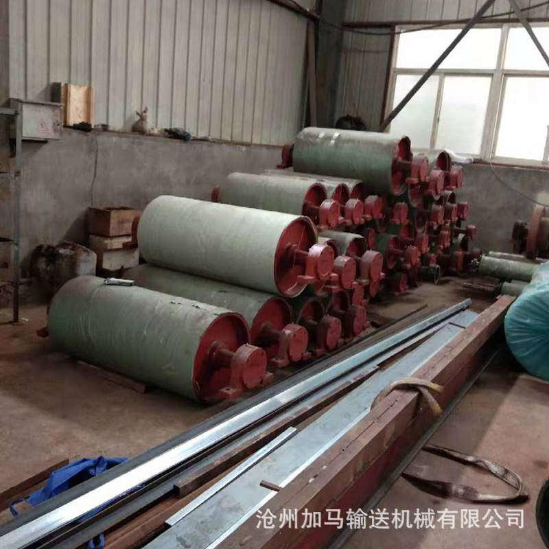 无动力滚筒托辊输送 不锈钢滚筒 改向滚筒传动滚筒陶瓷包胶滚筒