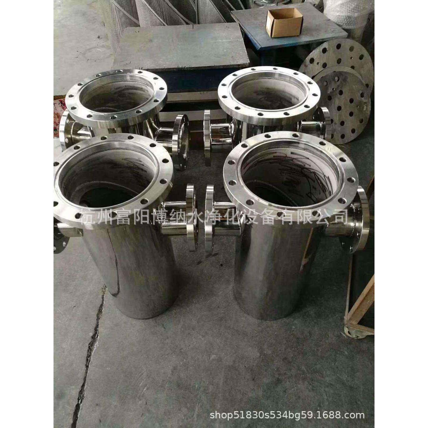 普通法兰式蓝式过滤器吊环式毛发过滤器直筒式过滤器提篮子过滤器