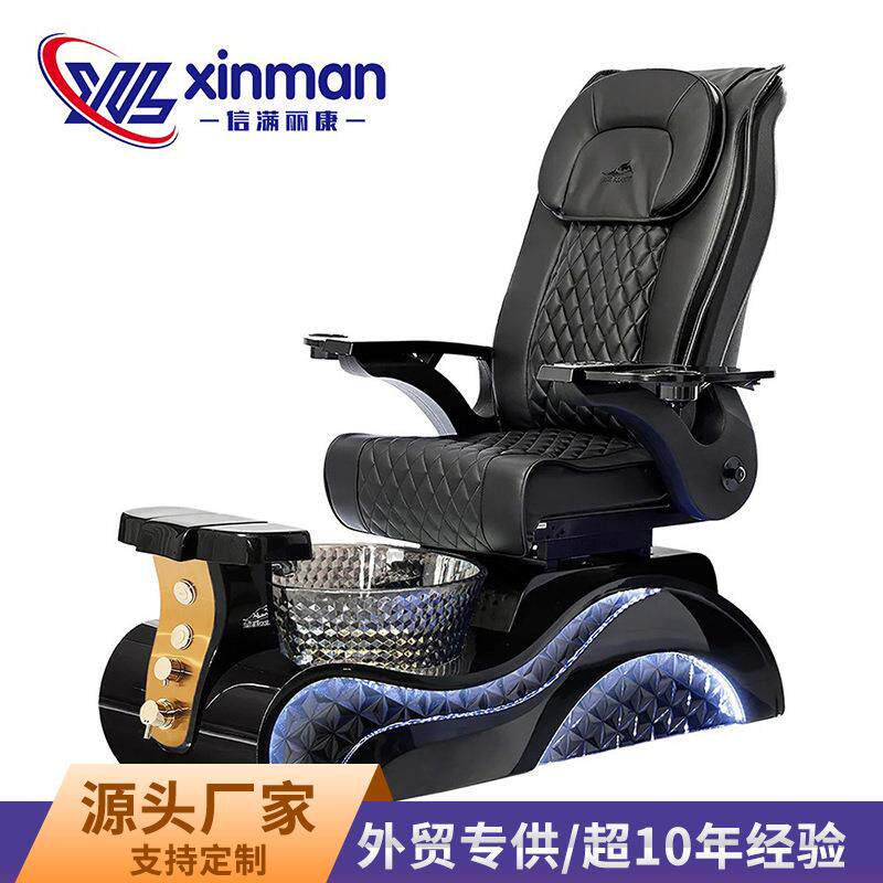 足浴椅电动美甲躺椅足疗店修脚泡脚沙发洗浴桑拿采耳按摩足疗沙发