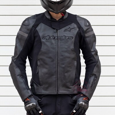 A星gp force摩托车皮衣秋冬四季骑行服牛皮保暖防风防.摔机车服男