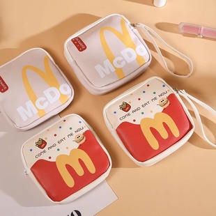 麦门创意可爱卡通小钱包迷你拉链零钱包少女化妆包月事包女孩