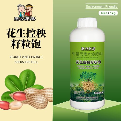 花生控秧籽粒饱花生控秧增产籽粒饱绿叶壮棵颗粒饱满高产丰收肥