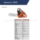 Husqvarna富世华543XP油锯二冲程汽油链锯园林伐木锯