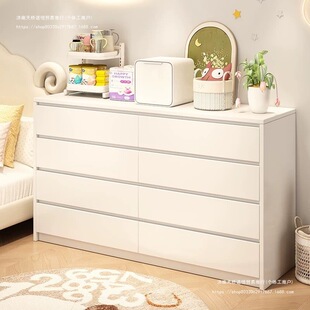 2026斗柜卧室客厅储物柜喂养台收纳柜一体靠墙置物柜床边柜家用