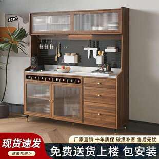 餐边柜高柜一体靠墙储物柜现代简约柜子储物柜客厅餐厅家用茶水柜