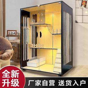猫别墅猫笼猫柜木质猫别墅猫窝猫屋猫咪大房子二三层猫城堡宠物柜
