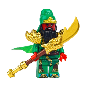 三国小侠人仔五虎上将张飞关羽赵云吕布拼插积木模型男孩礼物人物