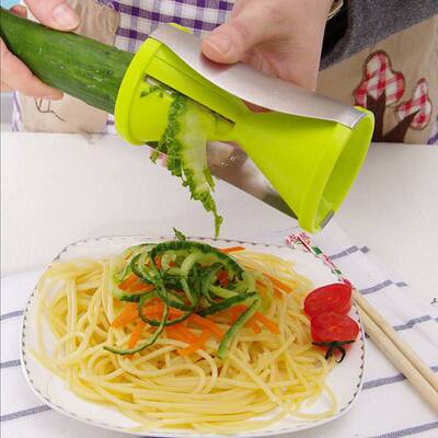 好货Blade Replaceable Vegetable Spiral Slicer Cutter Vegetab