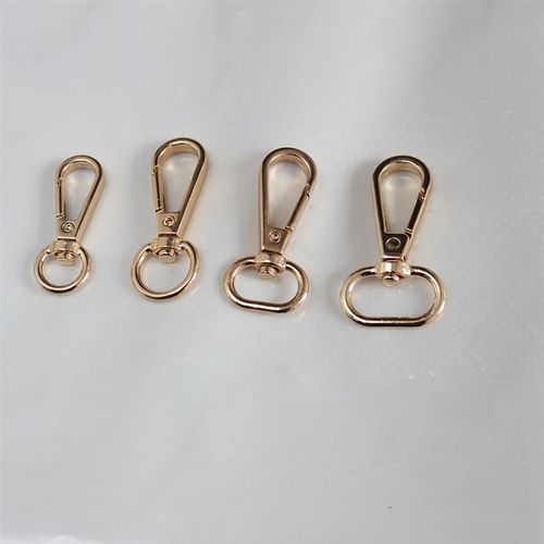 5pcs 4 Sizes Metal Swivel Trigger Lobster Clasp Snap Hook Ke