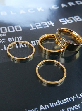 Modyle High Quality Fashion Simple Gold Color Stainless Stee