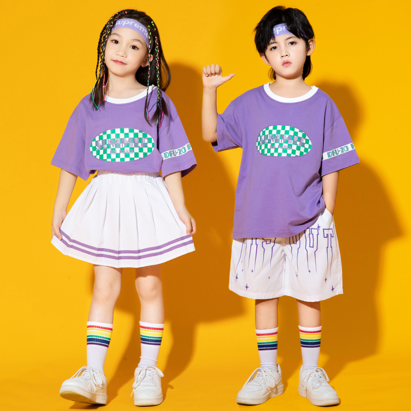 幼儿演出服啦啦队舞蹈表演服街舞潮小学生运动会开幕式啦啦操服装