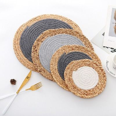 Placemat Pad Coasters Kitchen Table Mats Rattan Coaster