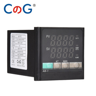 西崎温控仪A8 1R1TC智能温控仪A8系列数显温度控制器E型k型多输入