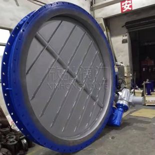 高压涡轮烟道 D341W手动通风蝶阀 高温 焊接 欣弘阀门 不锈钢