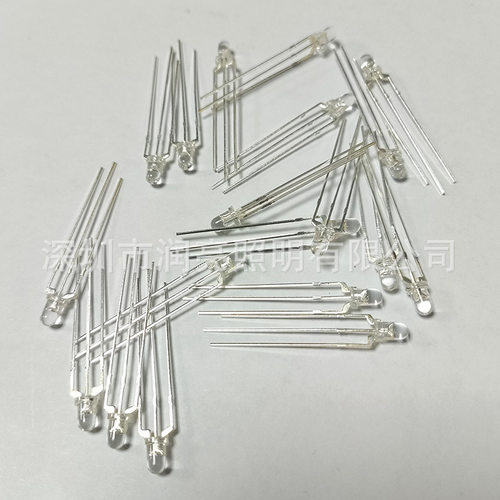 f3红翠绿双色共阳透明高亮DIP红绿雾状led发光二极管指示灯珠品质