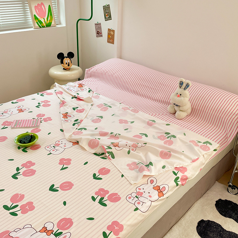 水洗棉印花隔脏睡袋酒店宾馆床单出差便携式纯棉旅行火车卧铺神器