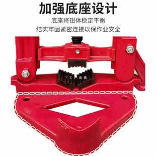 5IJO加重型管子台虎钳固定台钳压力钳龙门钳架子平台钳镀锌管道工