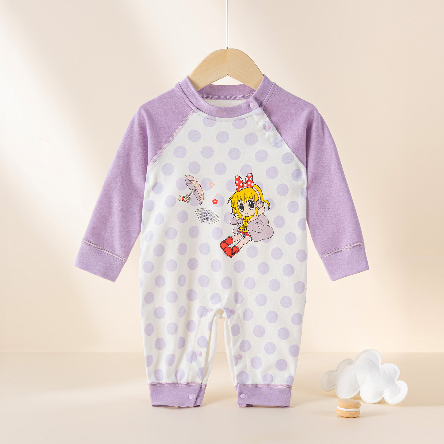 Aa类纯棉婴幼儿连体哈衣宝宝爬服