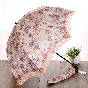 太阳城洋伞深拱形伞公主伞女夏防晒防紫外线遮阳伞太阳伞复古蕾丝